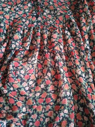 Camisa fluida flores mulher xl