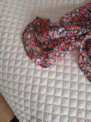 Camisa fluida flores mulher xl