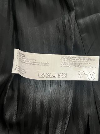 Americana con solapa forrada Blanco