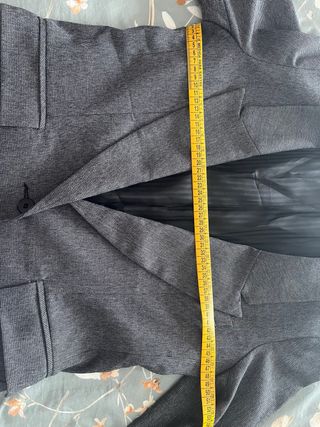 Americana con solapa forrada Blanco