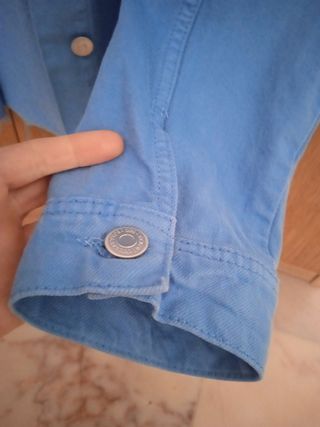 Camisola tipo denim azul