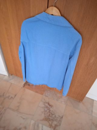 Camisola tipo denim azul