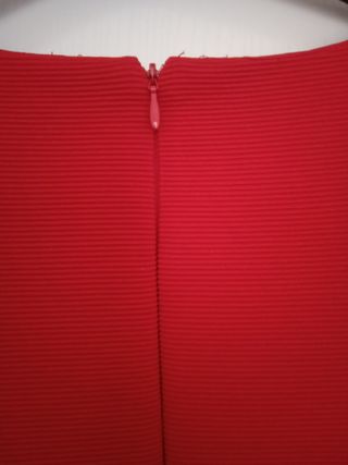 Vestido vermelho Cortefiel XL