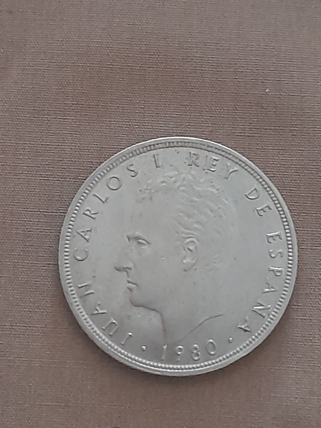 Moneda de 100 Pstas de J. Carlos I