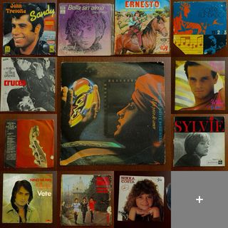Lote de 28 discos de vinilo 7” singles y EPs