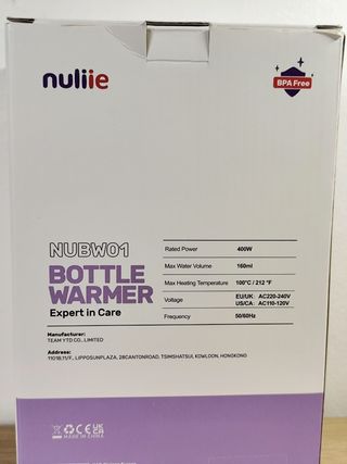 Calienta biberones,apagado inteligente