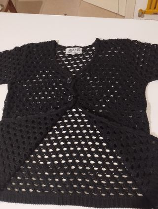 Cardigan corto maniche corte