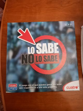 Juego "Lo sabe, no lo sabe" 