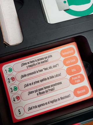 Juego "Lo sabe, no lo sabe" 