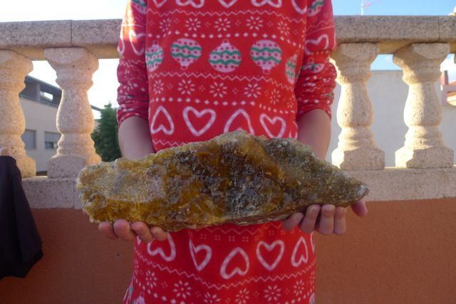 Fluorite - Dolomite, Moscona, Asturie, 31 x 10 cm