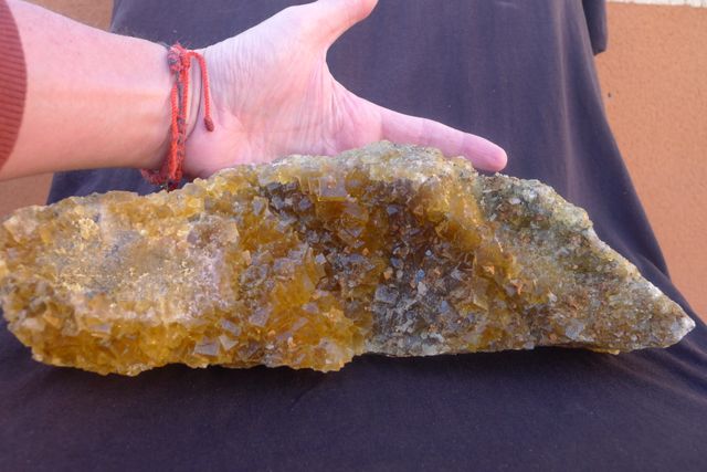 Fluorite - Dolomite, Moscona, Asturie, 31 x 10 cm