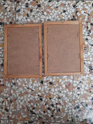 Coppia quadretti in puntocroce 