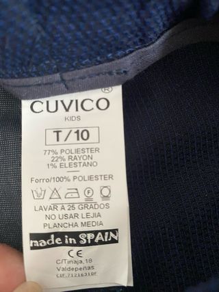 Traje comunión niño almirante