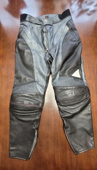 Pantalon moto de cuero