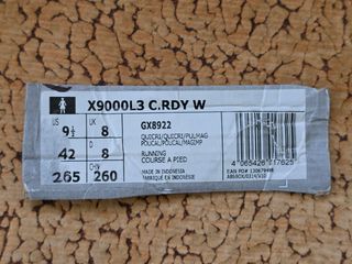 Adidas X9000L3 Cold.RDY n42 sin estrenar