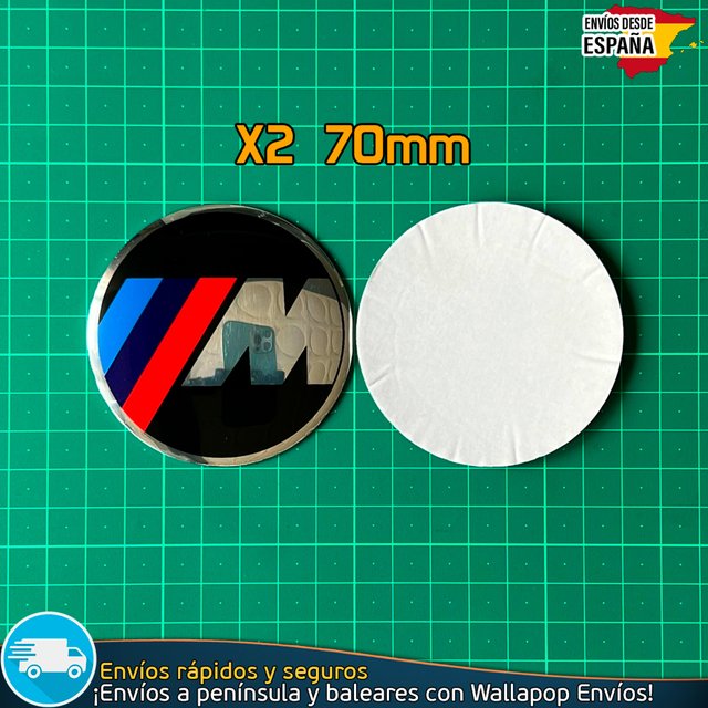 X2 Emblemas M BMW 70mm Motos GS GT XR Carenado