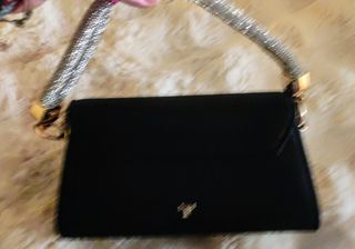 Bolso lujo Laotuche Atelier negro y Strass 