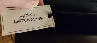 Bolso lujo Laotuche Atelier negro y Strass 