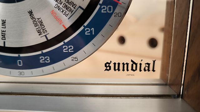 reloj de escritorio hora mundial vintage coleccion