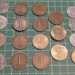Lote de 25 monedas austriacas