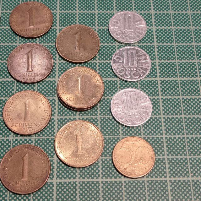 Lote de 25 monedas austriacas