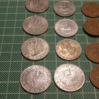 Lote de 25 monedas austriacas