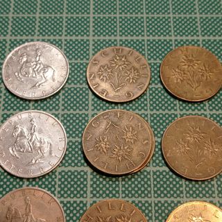Lote de 25 monedas austriacas