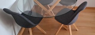 4 sillas para mesa comedor
