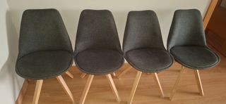 4 sillas para mesa comedor