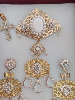 Aderezo fallera niña cristales