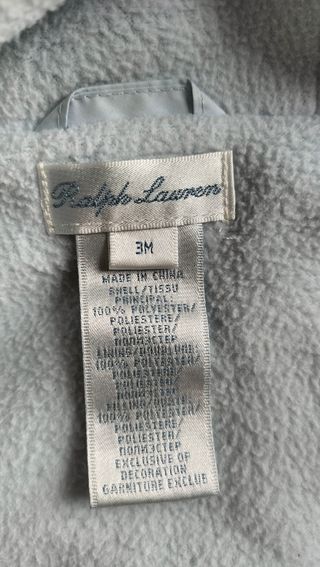 Buzo bebé Ralph Lauren 3meses