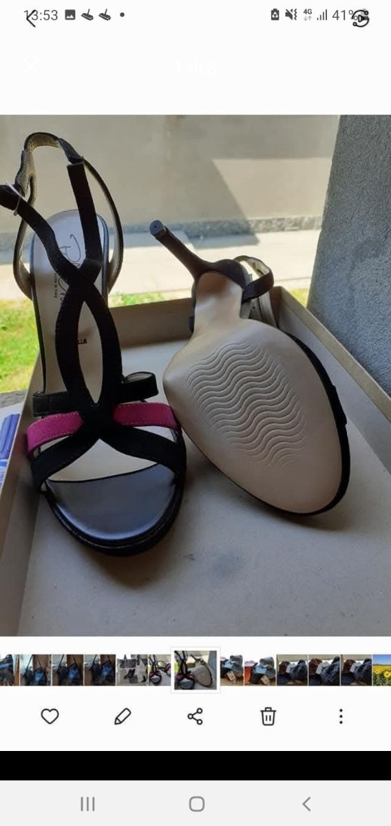 Sandali  più scarpe di camoscio numero 40 