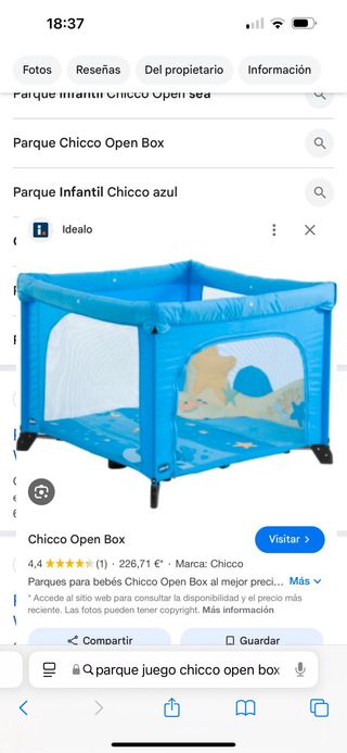 parque juego chicco