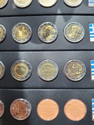 Grecia lote de 27 monedas de 2 euros 