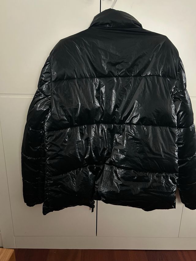 Chaquetón hombre negro muy calentito