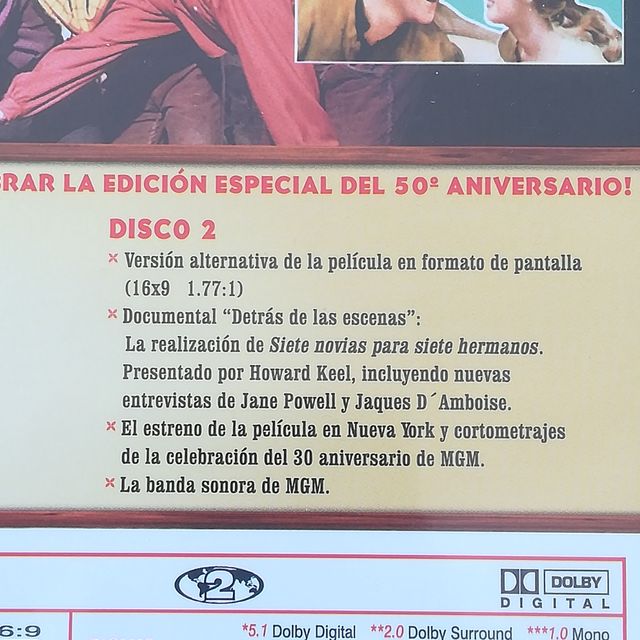 2 DVDs Siete novias para siete hermanos
