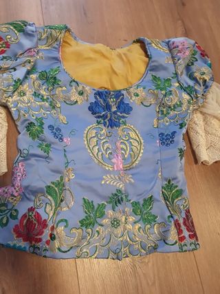 Rebajado 35€ Corpiño fallera Siglo XlX talla 38