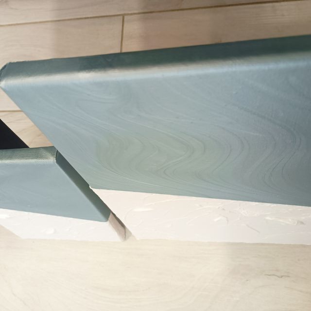 Quadro tela trittico dipinto a mano