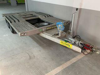 Carro remolque plataforma porta coches.