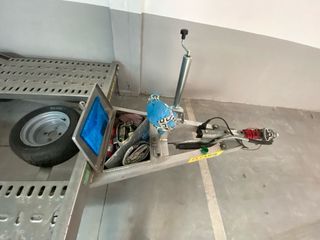 Carro remolque plataforma porta coches.