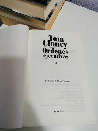 Libros Tom Clancy 