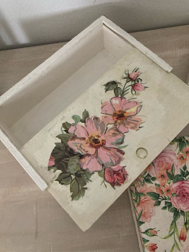 Cajas de madera artesanas