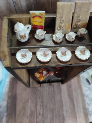 Scena, cucina antica Diorama 