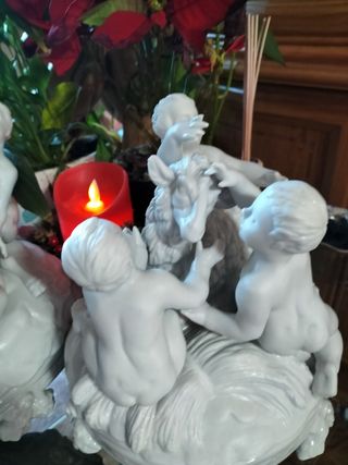 Pareja figuras vintage