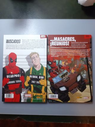 Lote cómics Deadpool Masacre