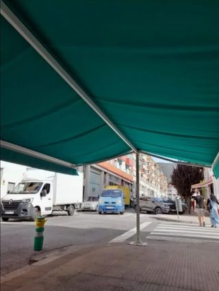 toldo con laterales bar restaurante 