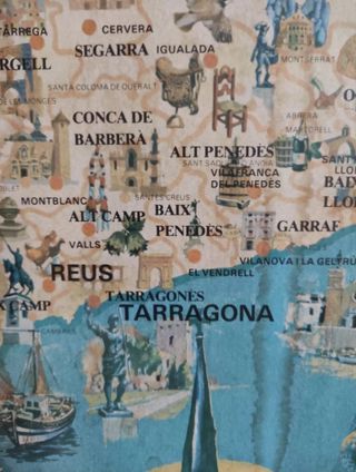 MAPA COMARQUES DE CATALUNYA
