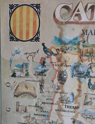 MAPA COMARQUES DE CATALUNYA