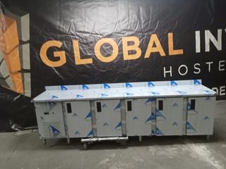 MESA REFRIGERADA 5 PUERTAS ACERO INOX