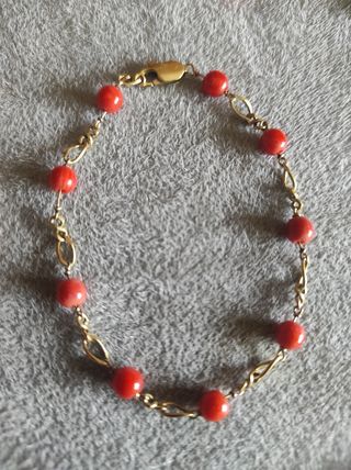CONJUNTO CORAL Y ORO